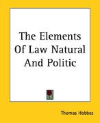 the elements of law natural and politic