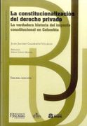 Constitucionalización Del Derecho Privado, La (in Spanish)