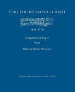 Concerto in A Major, Wq 8 (en Inglés)
