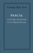 Lettres Écrites a un Provincial Paperback (Cambridge Plain Texts) (en Francés)