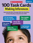 100 Task Cards: Making Inferences: Reproducible Mini-Passages With key Questions to Boost Reading Comprehension Skills (en Inglés)