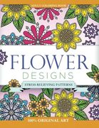 Adult Coloring Book Flower Designs: Stress Relieving Patterns (Mix Books Adult Coloring)