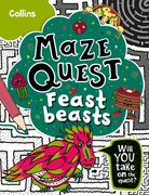 Feast Beasts: Solve 50 Mazes in This Adventure Story for Kids Aged 7+ (en Inglés)