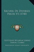 Recueil De Diverses Pieces V1 (1740) (en Francés)