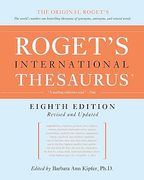 Roget's International Thesaurus, 8th Edition (en Inglés)