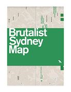 Brutalist Sydney map 