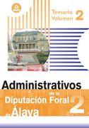 Administrativos de la Diputación Foral de Álava. Temario. Volumen II