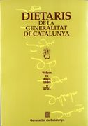 Dietaris de la Generalitat de Catalunya. Anys 1689 a 1701. Vol. Ix (Edició en Rústica) (en Catalán)