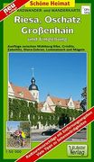 Riesa, Oschatz, Großenhain und Umgebung 1: 50 000: Radwander- und Wanderkarte. Ausflüge Zwischen Mühlberg/Elbe, Gröditz, Zabeltitz, Diera-Zehren,. Text und Bild, Keine Werbeanzeigen! Gps-Fähig (en Alemán)