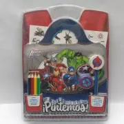 Libro Valija Para Pintar y Colorear Avengers