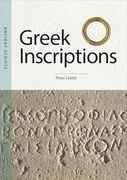 Greek Inscriptions: Ancient Scripts (en Inglés)