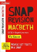 Macbeth: New Grade 9-1 Gcse English Literature Edexcel Text Guide (Collins Gcse 9-1 Snap Revision) (en Inglés)
