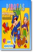 piratas - póster para colorear
