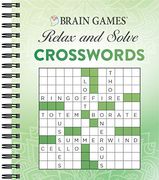 Brain Games - Relax and Solve: Crosswords (Green) (en Inglés)