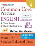 Common Core Practice - 4th Grade English Language Arts: Workbooks to Prepare for the Parcc or Smarter Balanced Test: Ccss Aligned: Volume 3 (Ccss Standards Practice) (en Inglés)