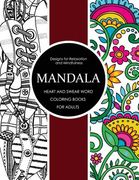 Mandala Heart and Swear Word Coloring Books for Adults: Adult Coloring Books (en Inglés)