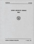 german underwater ordnance mines (kriegsmarine technical studies) (en Inglés)