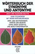 Worterbuch Der Synonyme Und Antonyme