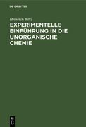 Experimentelle Einführung in die Unorganische Chemie (en Alemán)