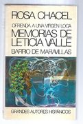 Ofrenda a una Virgen Loca / Memorias de Leticia Valle / Barrio de Maravillas