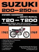 suzuki t20 & t200 1965-1969 factory workshop manual (en Inglés)