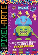 Pixel Arte [Tapa Violeta] Pinta Siguiendo los Numeros y Crea Obras de Arte Pixeladas