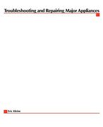 Troubleshooting and Repairing Major Appliances (en Inglés)