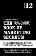 the black book of marketing secrets, vol. 12 (en Inglés)