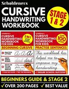 Cursive Handwriting Workbook: 2-In-1 Book set for Kids (Cursive for Beginners 