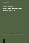 Nachklassisches Griechisch (en Alemán)