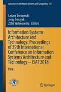 Information Systems Architecture and Technology: Proceedings of 39th International Conference on Information Systems Architecture and Technology - Isa
