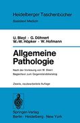 Allgemeine Pathologie: Begleittext zum Gegenstandskatalog (en Alemán)