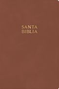 RVR 1960 Biblia letra gigante, café madera, símil piel (in Spanish)