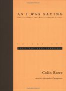 As i was Saying: Volume 1: Texas, Pre-Texas, Cambridge: Recollections and Miscellaneous Essays: Texas, Pre-Texas, Cambridge v. 1 (The mit Press) (en Inglés)