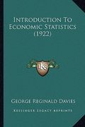 introduction to economic statistics (1922)