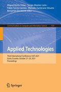 Applied Technologies: Third International Conference, iCat 2021, Quito, Ecuador, October 27-29, 2021, Proceedings