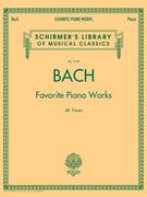 Bach Favorite Piano Works: Schirmer Library of Classics Volume 2100 (en Inglés)
