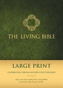 The Living Bible Large Print Edition (Hardcover, Green)