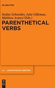Parenthetical Verbs (Linguistische Arbeiten) 