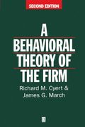 a behavioral theory of the firm (en Inglés)
