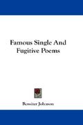 famous single and fugitive poems (en Inglés)