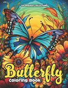 Butterfly Coloring Book: A Whimsical Floral Retreat in Color
