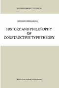 history and philosophy of constructive type theory (en Inglés)
