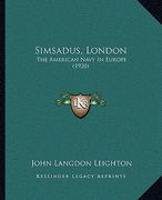 simsadus, london: the american navy in europe (1920) (en Inglés)