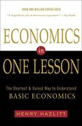 Economics in one Lesson: The Shortest and Surest way to Understand Basic Economics 