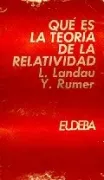 Que es la teoria de la relatividad (in Spanish)
