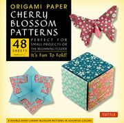 Origami Paper Cherry Blossom Patterns Small 6 3/4" 48 Sheets: Perfect for Small Projects or the Beginning Folder (en Inglés)