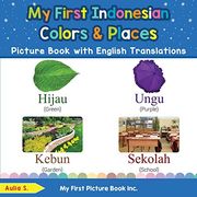 My First Indonesian Colors & Places Picture Book With English Translations: Bilingual Early Learning & Easy Teaching Indonesian Books for Kids (Teach & Learn Basic Indonesian Words for Children) (en Inglés)