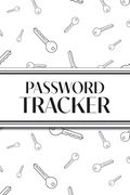 Password Tracker (White Keys): 6"X9" Alphabetical Password Logbook for Easy Organization (en Inglés)