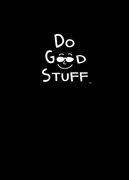 Do Good Stuff: Journal (Black Cover) (en Inglés)